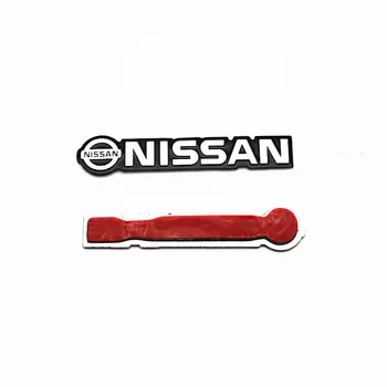 4pcs garsiakalbis aliuminio 3D lipdukas ragų garsas, raidė, lipdukai Nissan Nismo X-trail Almera Qashqai Tiida Teana automobilių stilius