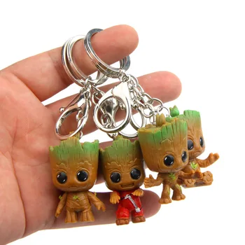 4PCS Mini Medis vyras Grootted Lėlės 