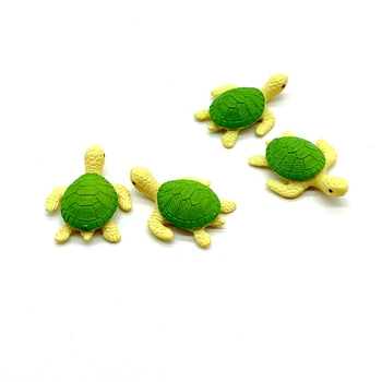 4PCS Mini Mielas Žaislas Turtle Miniatiūriniai Pasakų Sodo Dekoro Amatų Dovana Fotografijos Rekvizitai 