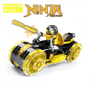 4Types Ninja Variklis Motociklo Modelio Duomenys Blokai Vaikams, Žaislai, Plytos Dovana Vaikams Berniukams