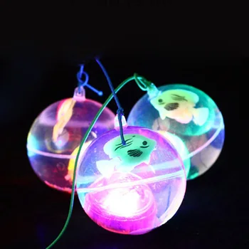 5.5 cm Mirksi Šviesos Kamuolys Gumos Šoktelėti Kamuolys Žaislas Poprygunchik Kamuolys Antistress Šviesos diodų (LED) Šokinėja Kamuolys Žaidimas Žaislai Vaikams