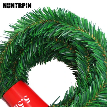 5.5 m, Pušies Kalėdinė Girlianda Dekoratyvinis Green Christmas Garland Dirbtinės Kalėdų Medžio Rotango Reklama Apdaila