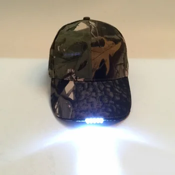 5 LED lempos Cokolis Baterija kepurė Su LED Light Žibintuvėlis Žvejybos Bėgiojimas Beisbolo kepuraitę Apšvietimo Žvejybos Hat