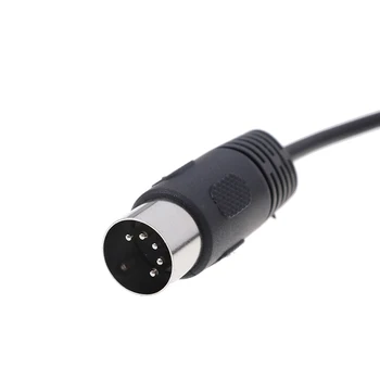 5 Pin Din MIDI Vyriška 3,5 mm Male Plug Stereo Jack Audio Adapterio Kabelį 50cm