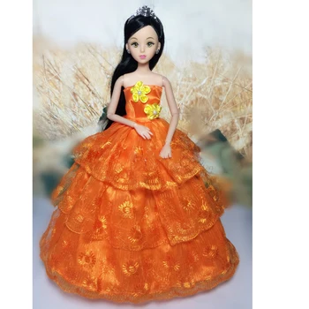 5 Vnt. Rinkinys Lėlės, Žaislai Šalis Princesė Suknelė Komplektus Drabužių Priedai Playsets Barbie Lėlės Vaikams Mergaitės Gimtadienio Dovanos