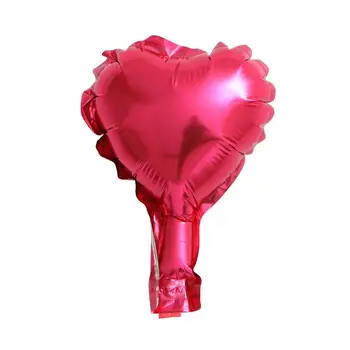 50/100vnt 5inch Metallic širdies balionai folija gaubliai Valentino dienos dovanos vestuvių dekoravimas mini mažai folija meilė širdies balionai