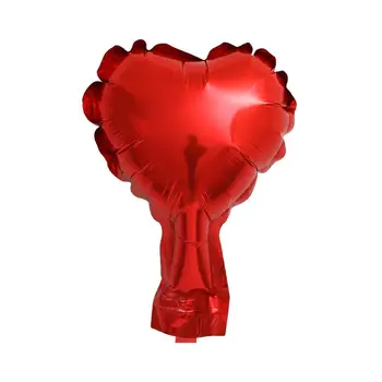 50/100vnt 5inch Metallic širdies balionai folija gaubliai Valentino dienos dovanos vestuvių dekoravimas mini mažai folija meilė širdies balionai
