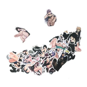 50/100VNT Anime Seksualių Merginų Gražių Pėdų Lipdukai 