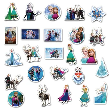 50 Vnt Disney Sušaldyti 2 Lipdukai Princesė Elsa Anna Olaf Burbulas Lipdukai, Apdailos, Grafiti, Riedlentė Kompiuterių Vaikai Kambariai