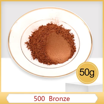 #500 Bronzos Perlų Milteliai Pigmento Akrilo Dažų Amatų, Meno, Automobilių Dažai, Muilo Akių šešėliai 50g Pai
