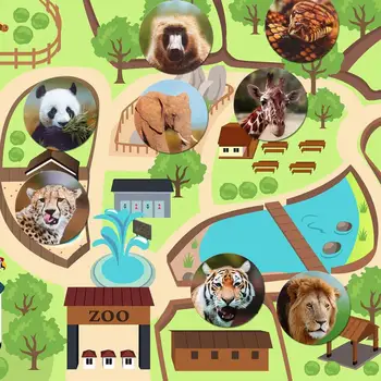500 Vnt ir Zoologijos sodų Gyvūnus Mielas Lipdukas Vaikams Žaislų Dekoravimo Lipduką Sąsiuvinis Scrapbooking 