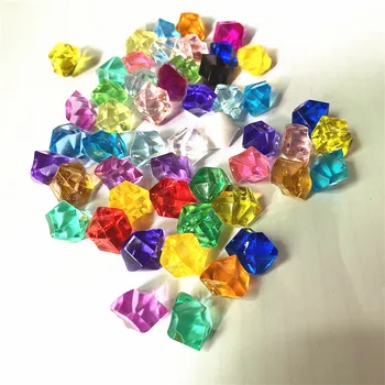 50PCS 14*11mm Akrilo Kristalų Deimantai, Lombardai Nereguliarus Akmens Chessman figūras stalo Žaidimai, Aksesuarai, 22 spalvų