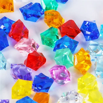50PCS 14*11mm Akrilo Kristalų Deimantai, Lombardai Nereguliarus Akmens Chessman figūras stalo Žaidimai, Aksesuarai, 22 spalvų