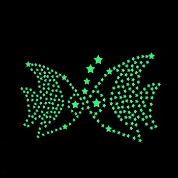 50pcs 3D Žvaigždės Švyti Tamsoje Sienų Lipdukai Šviesos Liuminescencinės Sienų Lipdukai Vaikams, Kūdikio Kambarys, Miegamasis Lubų Namų Dekoro