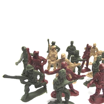 50Pcs 5cm Plastikinės Kareivis Modelis antrojo Pasaulinio Karo Kareivis kariniai Žaislai, Geriausias gimtadienis, Kalėdos, dovanos Berniukams, Žaislai Vaikams