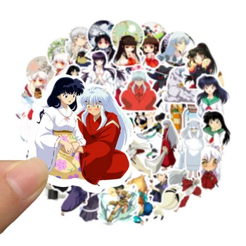 50pcs Animacinių filmų Anime Inuyasha Lipdukai Vandeniui mielas lipdukas Lipdukas už Lagaminą Nešiojamas Gitara Riedlentė automobilių Žaislas