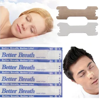 50PCS Geriau kvėpavimas Kvėpuoti Teisė Nosies Juostelės Anti-Knarkimas Juostelėmis Sleep & Knarkimas Nosies Juosteles Geriau Miegoti Sveikatos Priežiūros
