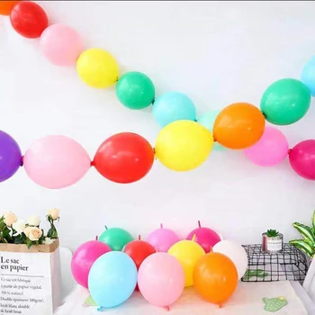 50Pcs gimtadienio balionai 6 colių uodegos link Latekso Helio balionas Sustorėjimas Pearl šalies balionų Šalis, Kamuolys, vaikas, vaiko žaislas vestuvių