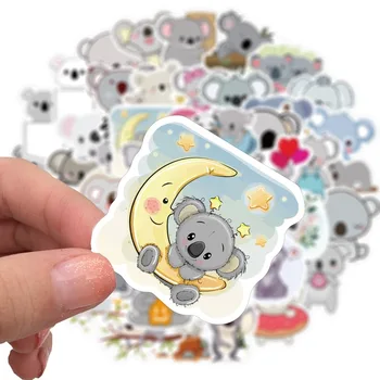 50pcs Gyvūnų Lipdukas Mielas Koala Lipdukai Animacinių filmų, Vaikų Žaislai Vandeniui 