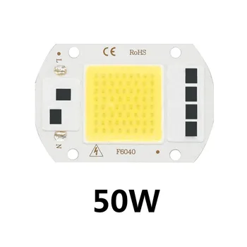 50W AC 220V LED Lustas 5W COB 9W 10W 20W 30W nereikia Vairuotojo Potvynių Šviesos Prožektorius Lampada Led Lempos Lemputė 