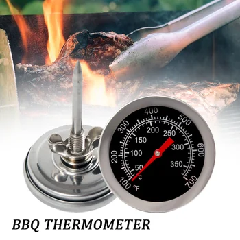 50℃~550℃ Nerūdijančio Plieno Grilis GRILIS Rūkalius Termometras Temperatūros Indikatorius Buitiniai Termometrai