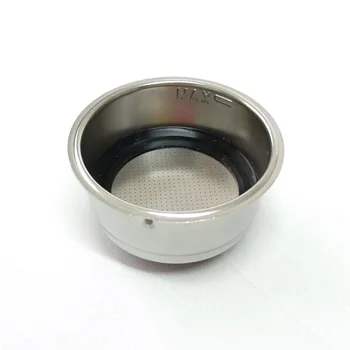 51mm italijos kavos aparatas, priedai slėgio taurės filtras su juoda žiedas nuimamas milteliai taurės milteliai dubenį krepšelio