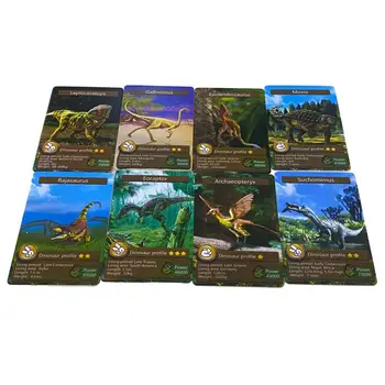 55Pcs Disney Dinozaurų pažinimo kortų Žaidimas Mūšis Carte Anime Prekybos Kortelių Albumas, Knyga Vaikams, Žaislai, Dovanos