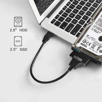 5Gbps USB 3.0 prie SATA III Išorinis 2.5