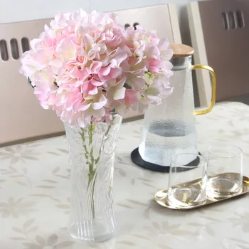 5heads dirbtinės gėlės hydrangea filialo buveinės vestuvių dekoro šilko plastikinių gėlių aukštos kokybės padirbtų gėlių šalies kambario apdaila