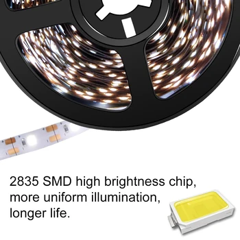 5V LED Šviesos Juostelės USB 2835 SMD Fita LED Juostelės Šviesos Juosta Lanksti Lempa TV Led Apšvietimas Apšvietimo Miegamojo, Virtuvės, Spintelės, Lempos