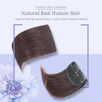 5×10cm ponios sexy hair trinkelėmis galvos juostelę plaukų kirpčiukai padengti karščiui atsparaus nekilnojamojo plaukų nematomi mygtukai padidinti plaukų apimtį, 30N21
