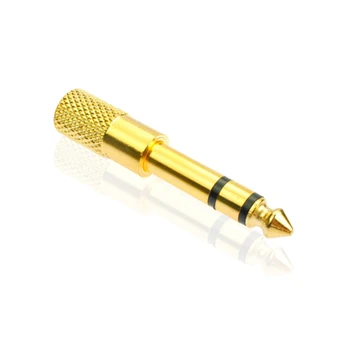 6.5 mm iki 3,5 mm adapteris elektros fortepijonas elektroninių elektroninių būgnų mikrofono adapteris 6.5 mm male to3.5mm moterų ausinių adapteris