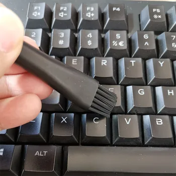 6 in 1 Juoda Klaviatūros Valymo Šepetėlių Rinkinį, mažo Kompiuterio Dulkių Brush Cleaner Anti-static Nešiojamas USB Namų Valymo Priemonė