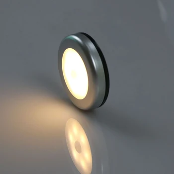 6 LED Naktį, Šviesos, Judesio Jutiklis Lempos Belaidis Magnetinis Jutiklis Sieniniai Šviestuvai Auto On/Off Prieškambario Spinta Spinta Spinta Žibintai