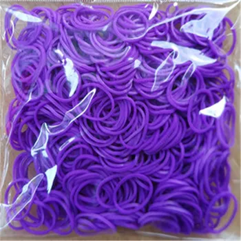 600 vnt loom gumos juostelės apyrankė skirtas vaikams ar plaukų gumos juostų audimą, kad austi spalvinga apyrankė 