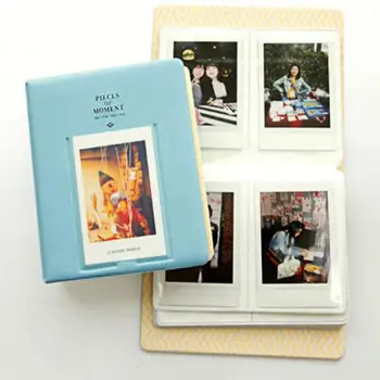 64 Kišenės Mini Kino Instax Polaroid PVC Albumo Nuotrauka Atveju Mados Namų, Šeimos, Draugų Taupymo Atminties Suvenyrų Kalėdų Dovana