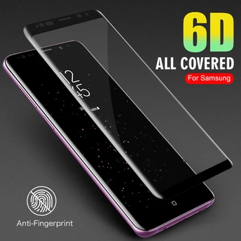 6D Visas Grūdintas Stiklas Screen Protector For Samsung Galaxy Note 8 S8 S9 Plus Apsauginė Plėvelė Galaxy S7 Krašto S20 Plus Ultra