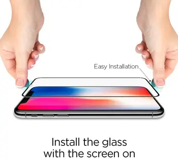 6D Visas Klijai Kūno Screen Protector for Apple iPhone Xs MAX 2019 Anti-Burbulas Stabdžių Išsitepti Oleophobic Danga Grūdinto Stiklo Ekranas
