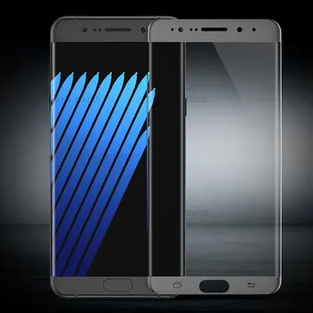 6D Visiškai Padengti Grūdinto Stiklo Samsung Galaxy S6 S7 KRAŠTO S8 S9 plus Spalvinga Aprėptis Screen Protector, Grūdinto Stiklo Plėvelės