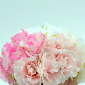 6pcs Naują Atvykimo Mini Retro Šilko Mini Rose Dirbtinės Gėlės Vadovai Puokštės, Vestuvių Dekoravimas 