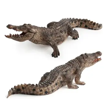7.2 colių Krokodilas Statulėlės Gyvūnų Veiksmų Skaičius, Žaislai Švietimo Būtybių 14736