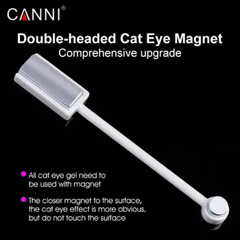 #70601 Naująjį Dvigubą būdų, kaip Magnetinės Plokštelės Magnetas Rašiklį 1 VNT CANNI Visiems Magic 3D Katės Akis Magnetas Nagų Gelis lenkijos įrankis