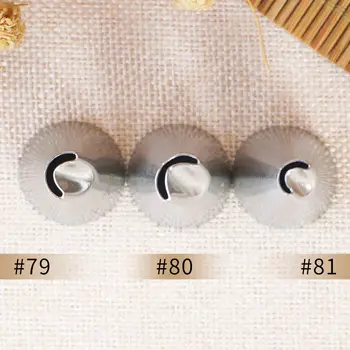#79 #80 #81 Vamzdžiai, Antgaliai, Pyragai, Minkštus Saldainius Puošti Konditerijos Apledėjimo Patarimai Kepimo Įrankiai Sukurti Chrizantemų Kedro Riešutų Žiedlapių