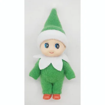 7cm Bamblys Kūdikių Elf Lėlės su Slankiosiomis Rankas, Kojas Lėlės Namas Priedai Kalėdų Lėlės Kūdikio Elfai Žaislas Vaikams