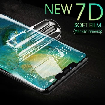 7D Minkštas Hidrogelio Filmas KOLEGA Realme 3 Pro C2 X Lite Screen Protector Kolega A5 A9 2020 A1k A3 A7 K1 K3 R15X Pilnas draudimas Filmas