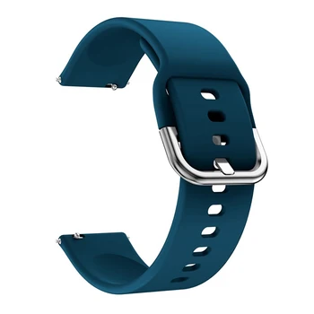 8 Spalvų Amazfit GTS Juostos Pakeitimo Silikono Apyrankę Plokščia Galva Grynas Riešo Dirželis Watchband Sporto Juosta Smart Priedai