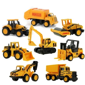 8 Stilių Mini Automobilių Inžinerijos Traktoriaus Žaislas Savivartis Modelis Klasikinis Žaislas Lydinio Automobilių Vaikams, Žaislai, Transporto Priemonių Inžinerija