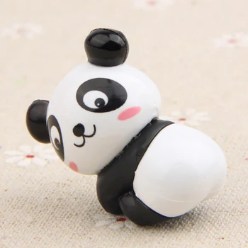 8pcs/Set Mini 2-4.5 cm Mielas Animacinių filmų Panda Žaislinės Figūrėlės Kraštovaizdžio Pasakų Sodas Miniatiūriniai Doll House Dekoro Kawaii Panda Modeliams