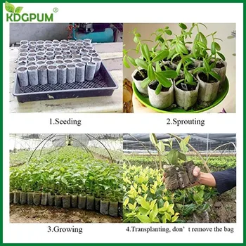 9 Dydžių Jardin Biologiškai Darželio Krepšiai Augalų Auga Krepšiai neaustiniai Audiniai Daigų Puodai Eco-Friendly Sodo Sodinimo Krepšiai