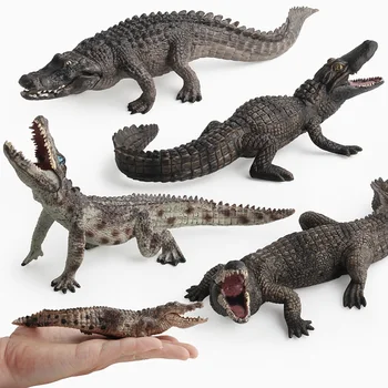 9 Kidns Modeliavimas Laukinių Krokodilas Pav Kolekcines, Žaislai Krokodilas Laukinių Gyvūnų Figūrėlių, Vaikų, Gyvūnų Sandtable Scena Žaislas